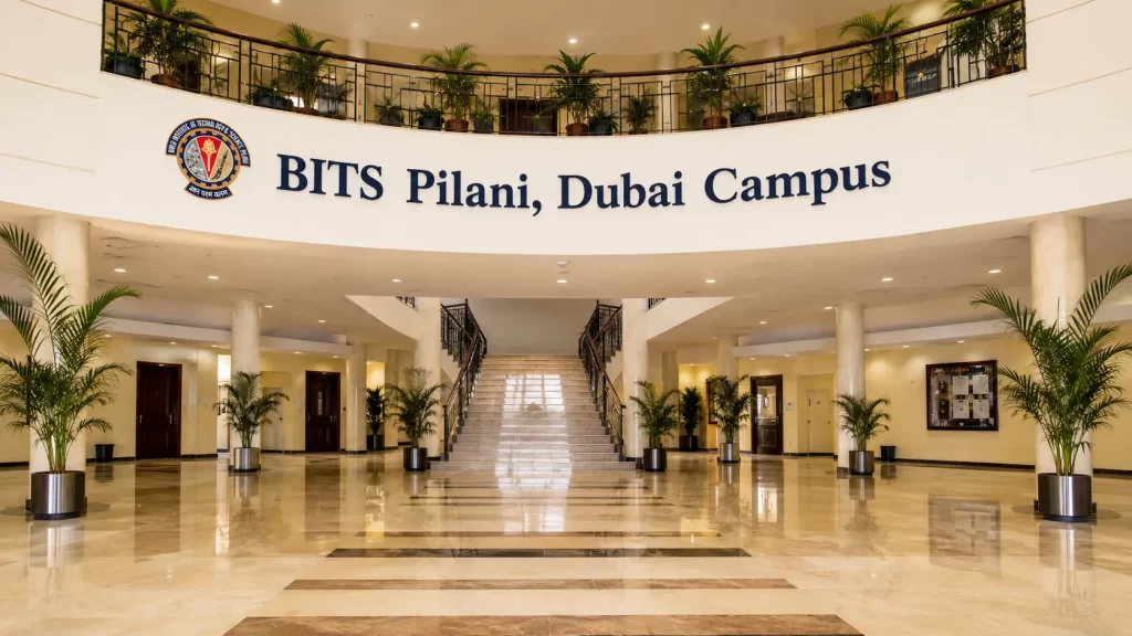 Interior of BITS Pilani Dubai Campus for Indian students