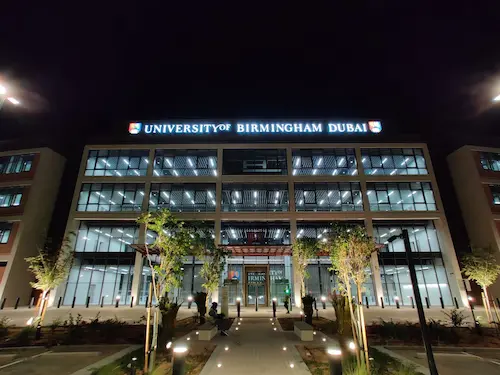 University of Birmingham Dubai campus for international students